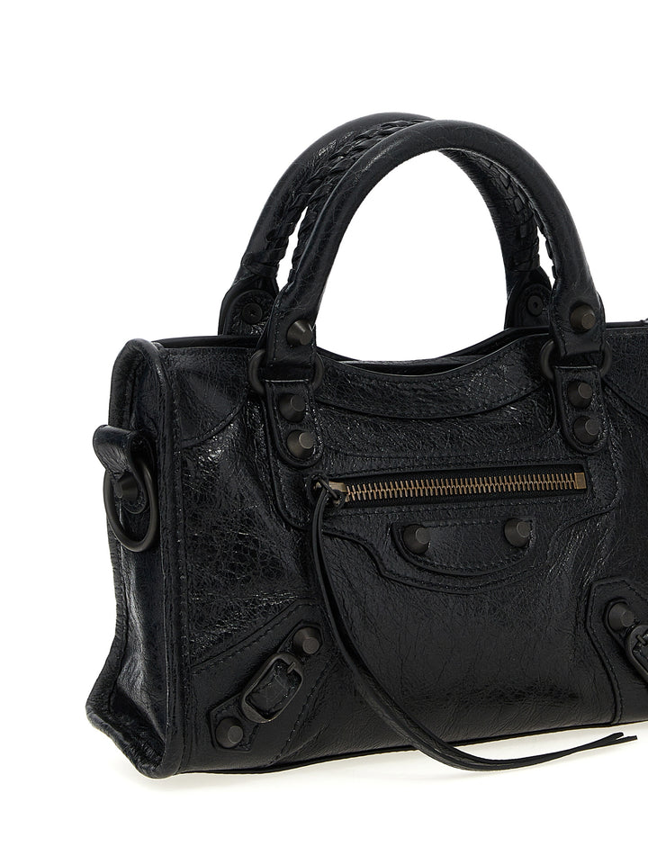 Balenciaga Le City Mini Hand Bags - Black | dced783cd9ef7df42ba17f06fd0cecb4bf6280cd