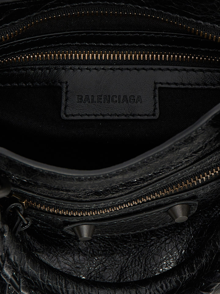 Balenciaga Le City Mini Hand Bags - Black | 3a67b0d741ad1786c07d775a7af5e38d33c81180