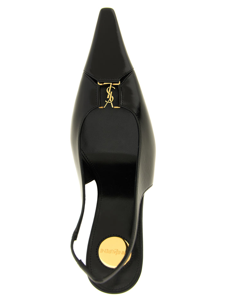 Saint Laurent Babylone Pumps - Black | 3269258f352201e7f531ab2ba63a202cff36fbb3