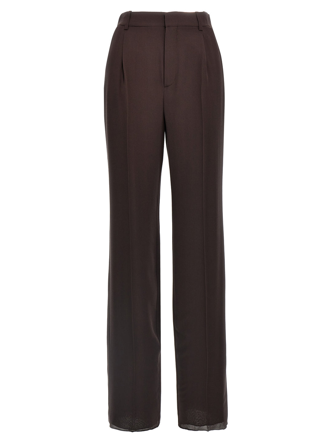 Silk Pants Brown