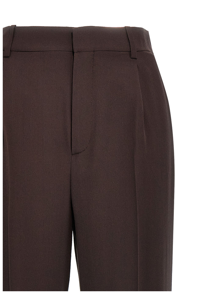 Silk Pants Brown