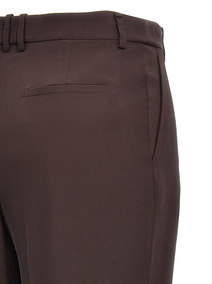 Silk Pants Brown