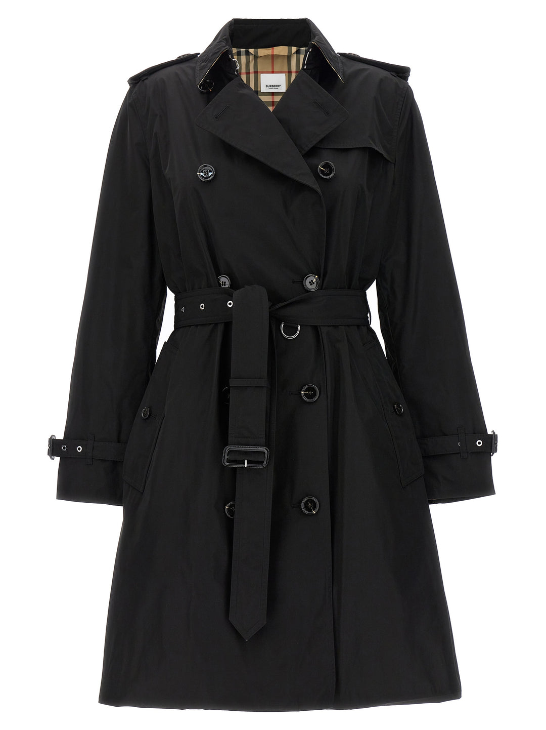 Burberry Kensington Coats and Trench Coats - Black | ffc0321efa427c11799d68703ca9224a54ea5a08