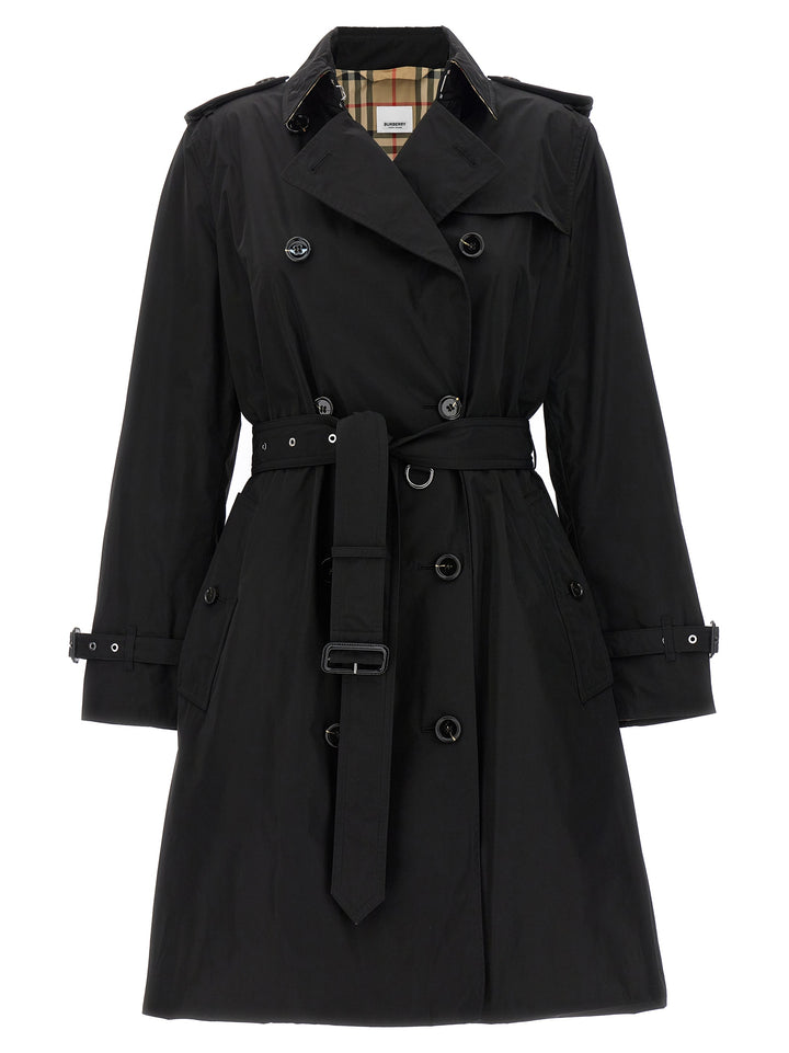 Burberry Kensington Coats and Trench Coats - Black | ffc0321efa427c11799d68703ca9224a54ea5a08