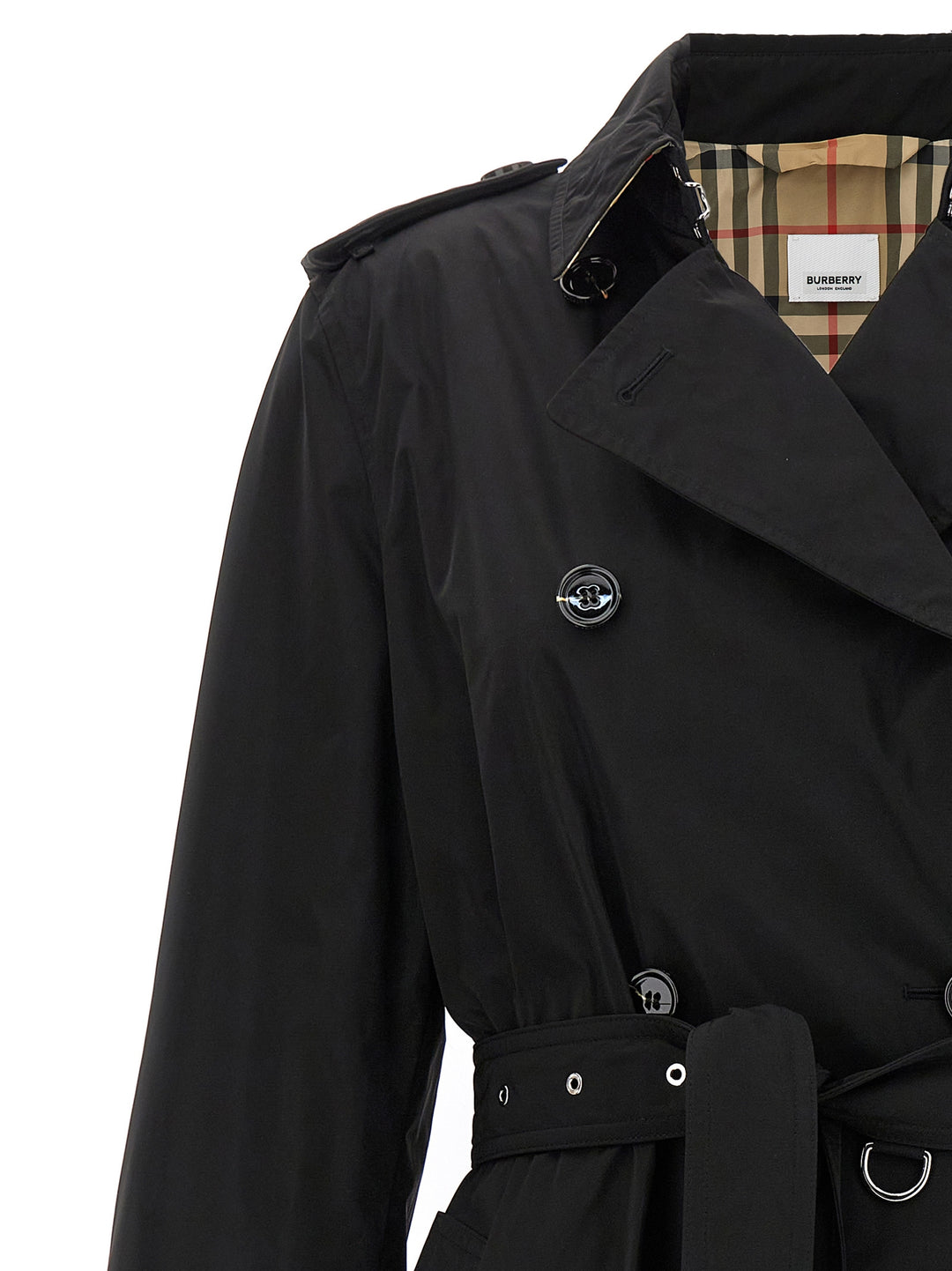 Burberry Kensington Coats and Trench Coats - Black | 9af32a5850500ea7fa9c14117f1daad674e6f1f1