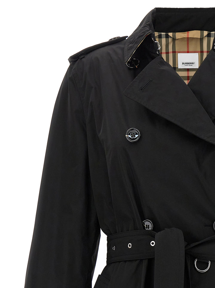 Burberry Kensington Coats and Trench Coats - Black | 9af32a5850500ea7fa9c14117f1daad674e6f1f1
