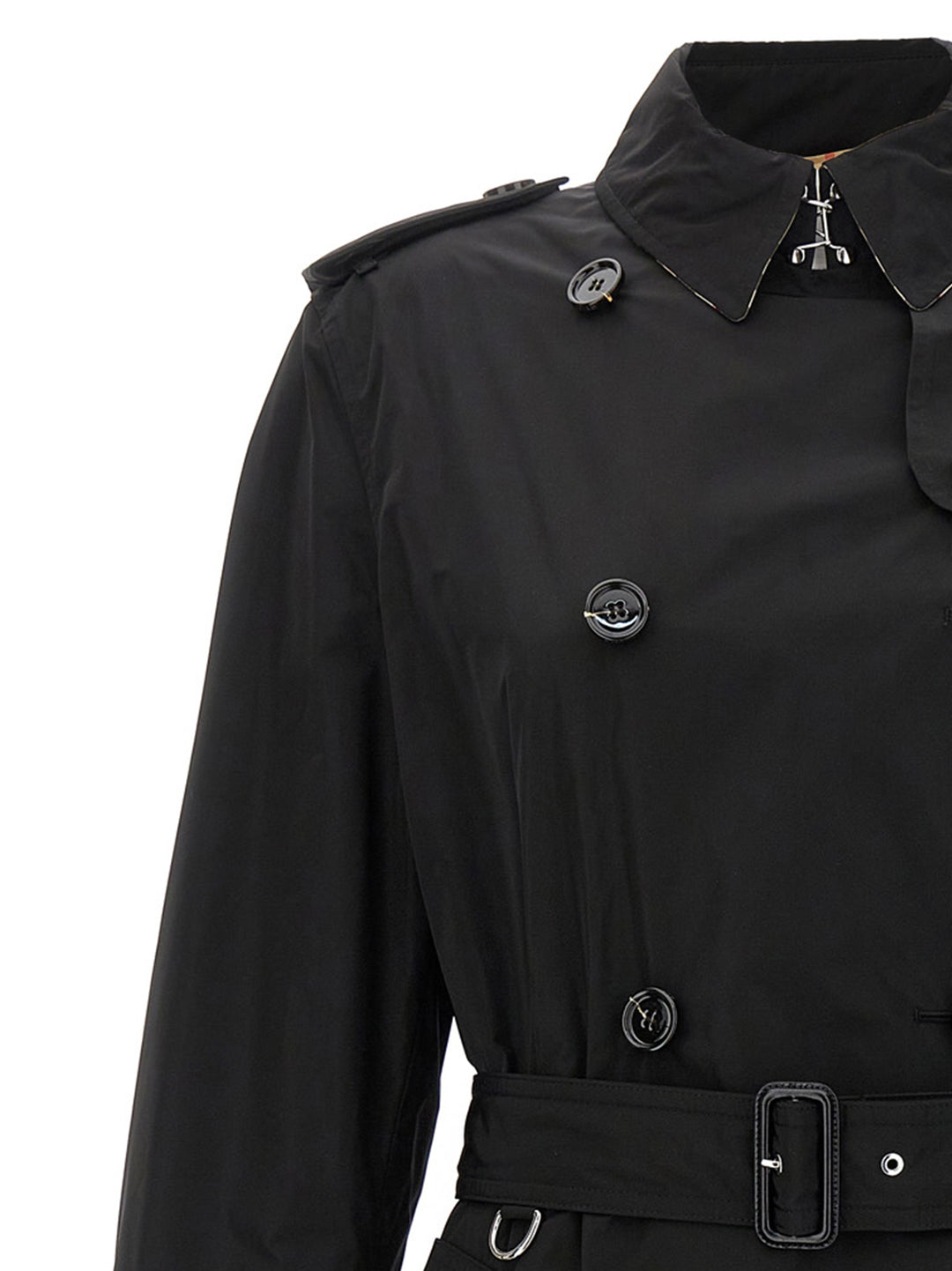 Burberry Kensington Coats and Trench Coats - Black | e3fe81e991d5263afb43959909df992805ebf850