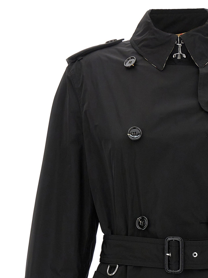 Burberry Kensington Coats and Trench Coats - Black | e3fe81e991d5263afb43959909df992805ebf850