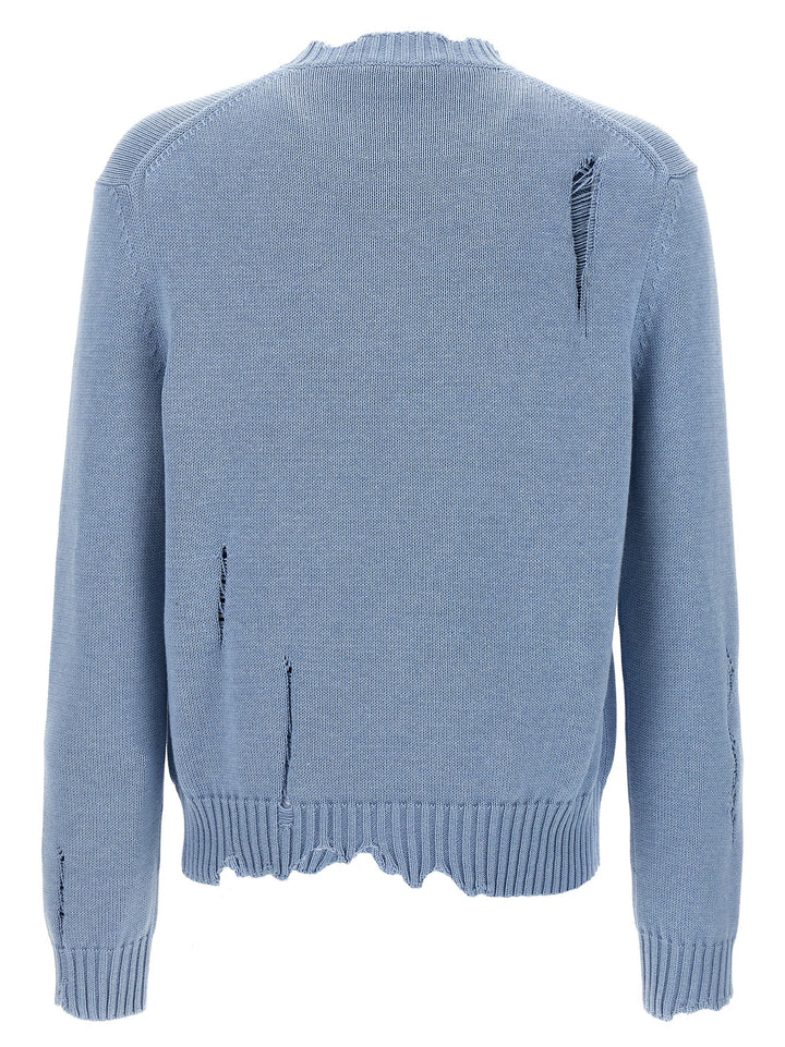 Mcqueen Skull Sweater Sweaters and Cardigans - Light Blue | 86baf1852ec164b4cffa5b22fc5afdc70250d35f
