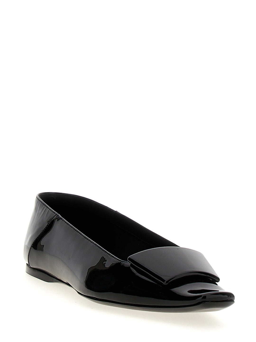 Poppy Flat Shoes Black