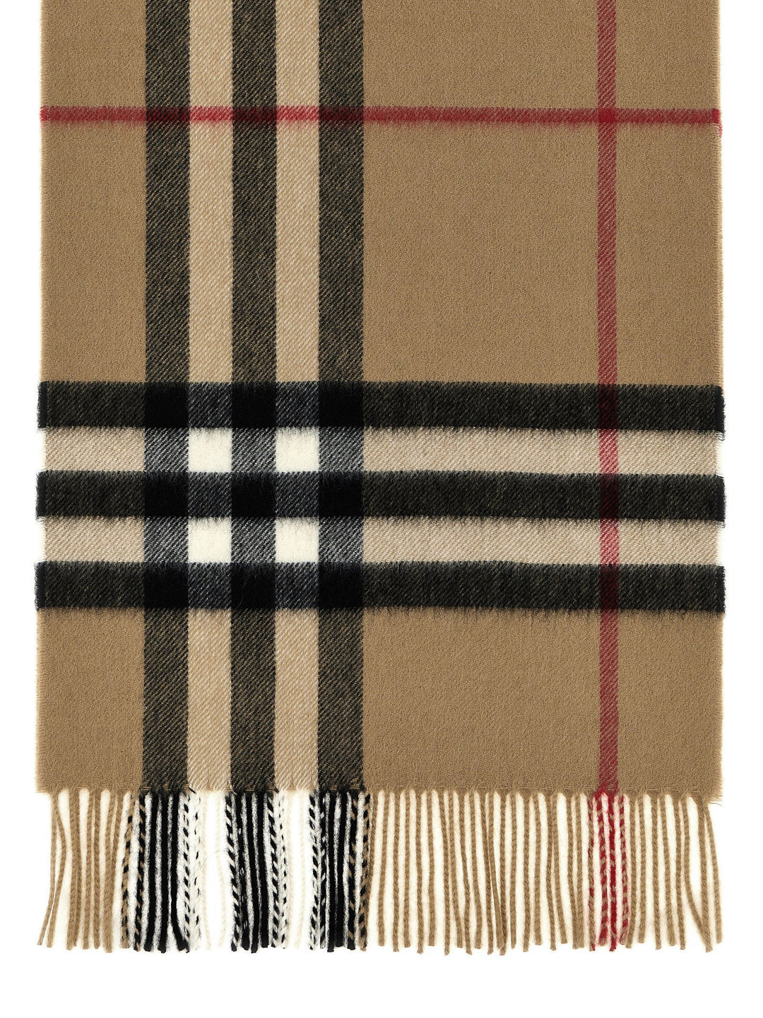 Burberry Check Cashmere Scarf Scarves and Foulards - Beige | 9c1a3db008f963d0ba8a81e9f982c1d324fd9fc5