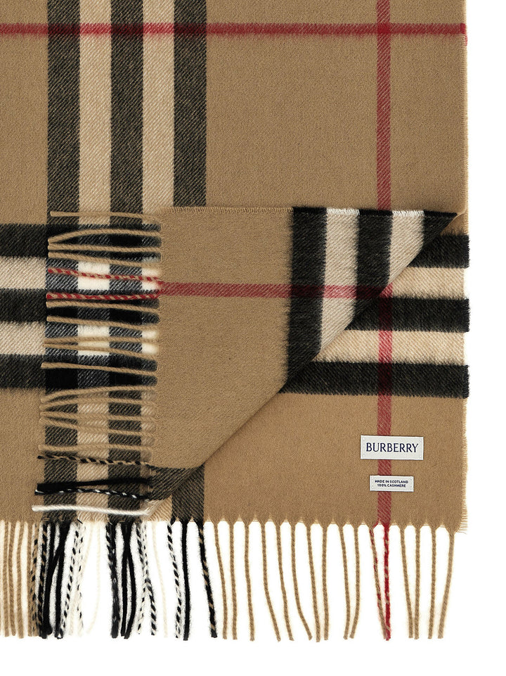 Burberry Check Cashmere Scarf Scarves and Foulards - Beige | 51cb9d3dbf33fce1aafde379131e378df2e689f9