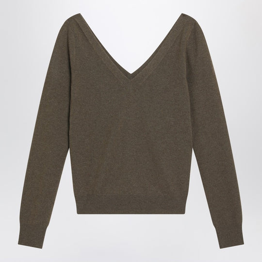 Khaki Cashmere Sweater