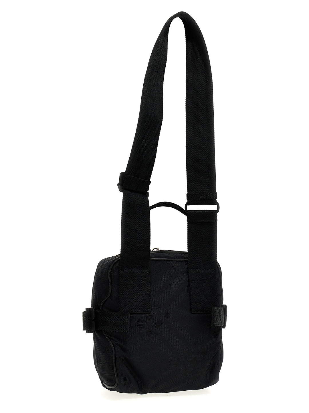 Check Crossbody Bags Black