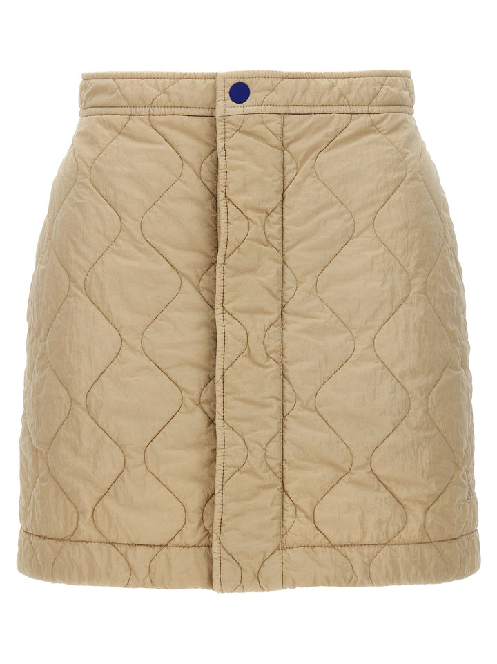 Burberry Quilted Nylon Skirt Skirts - Beige | a90157b291e84b025901c6238ca8f13adc799199