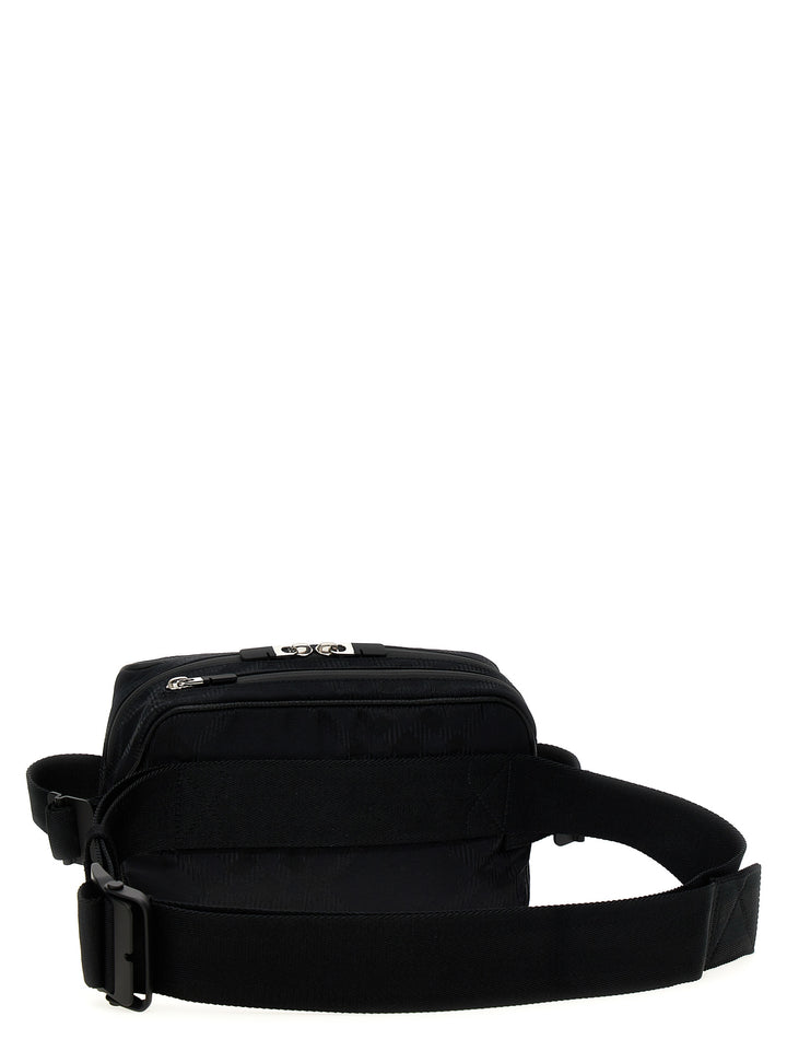 Check Crossbody Bags Black