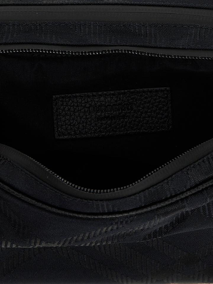 Check Crossbody Bags Black