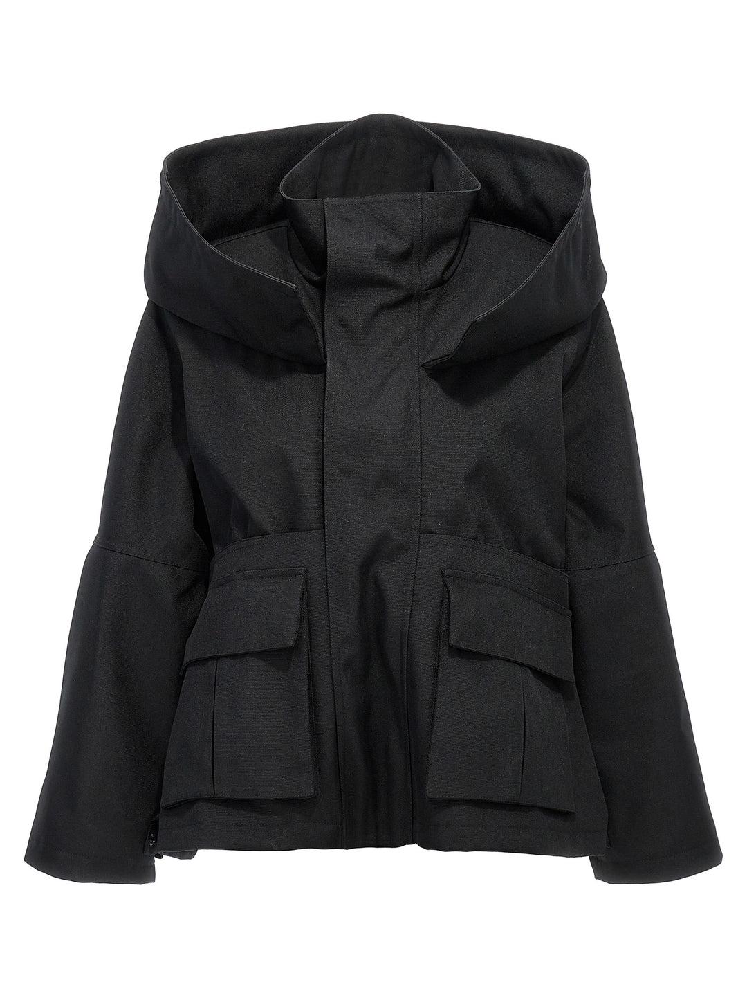 Oversized Jacket Casual Jackets, Parka Black