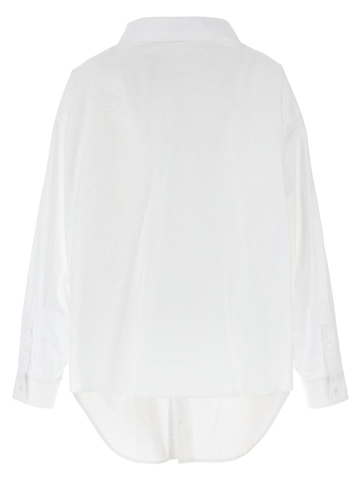 Off-Shoulder Shirt Shirt, Blouse White