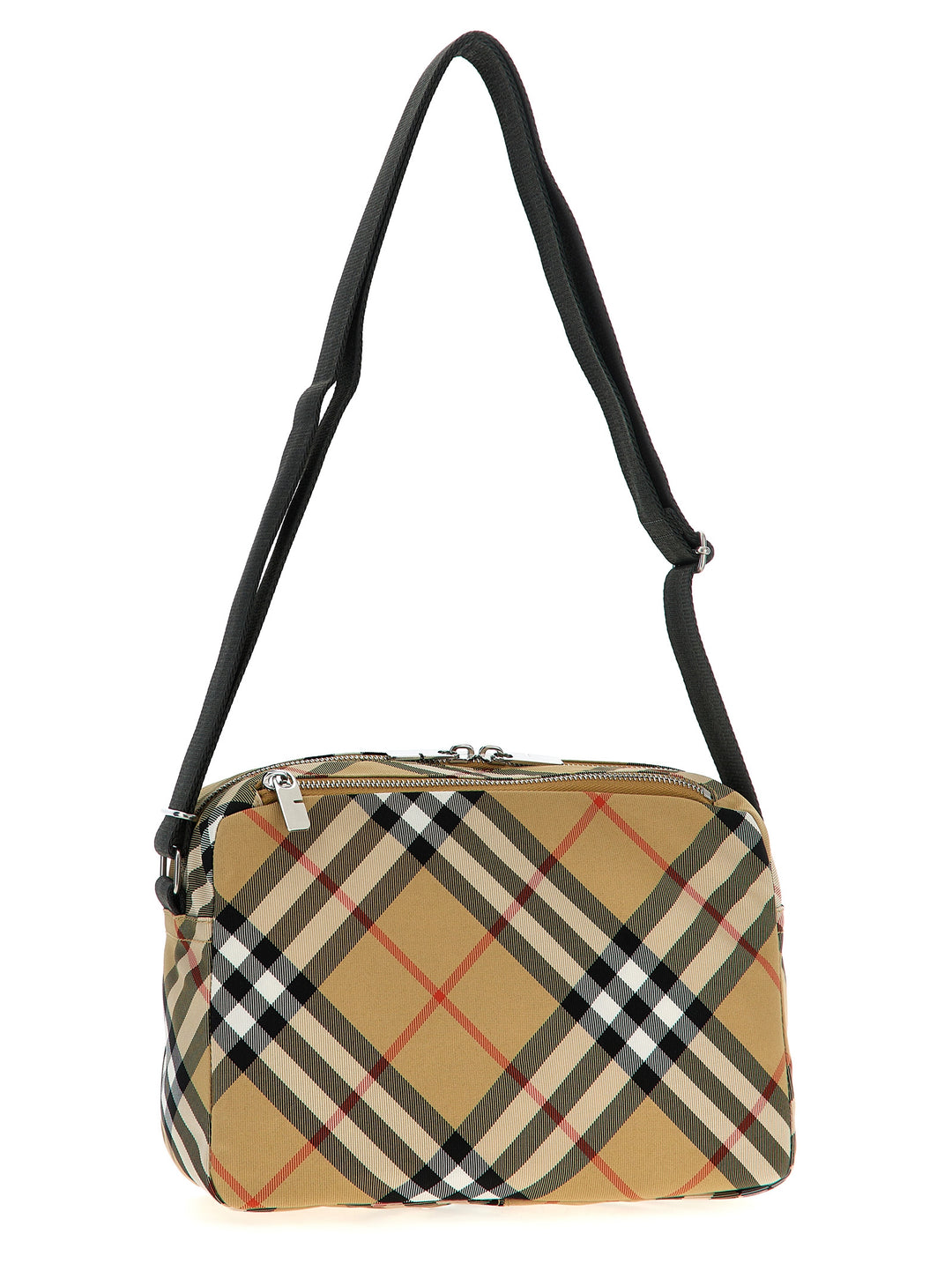 Check Crossbody Bags Beige