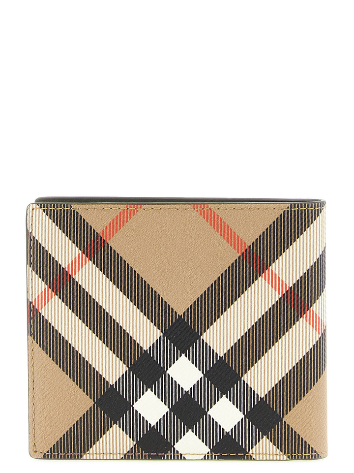 Burberry Check Wallet Wallets and Card Holders - Beige | ccc30c5fa34e898ab345475f05b8590d907143e2
