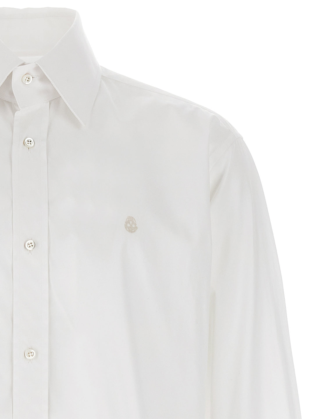 Mcqueen Skull Shirt and Blouse - White | 9d0c2f4f59186559929e74289e645642d6a8065a