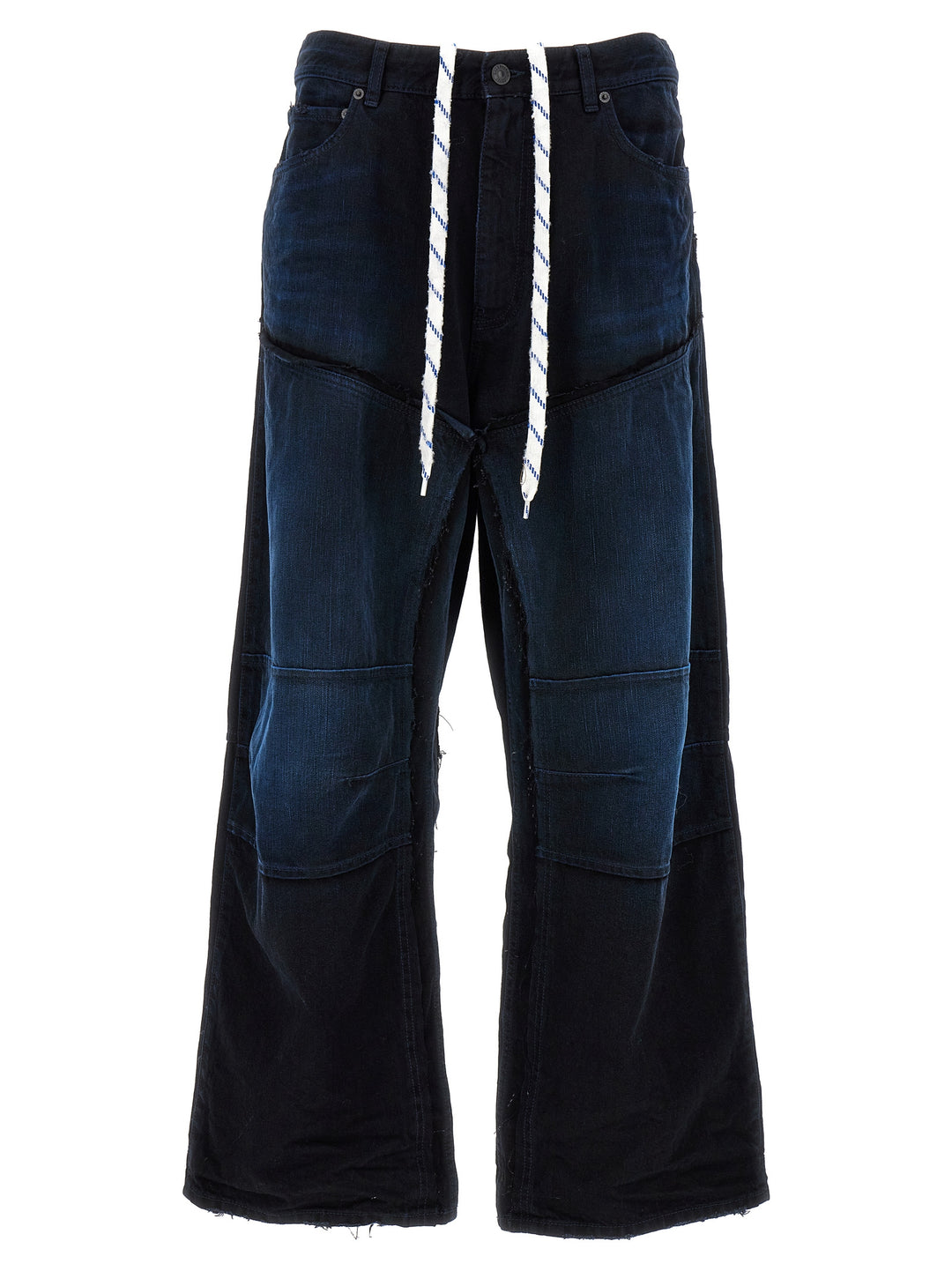 Double Knee Jeans Blue