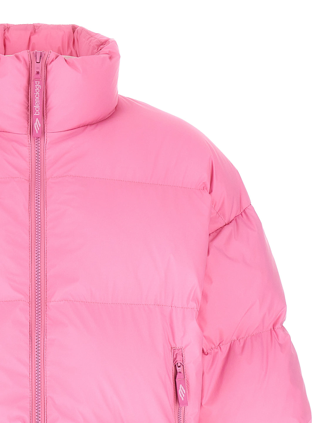 Cropped Puffer Jacket Casual Jackets, Parka Pink