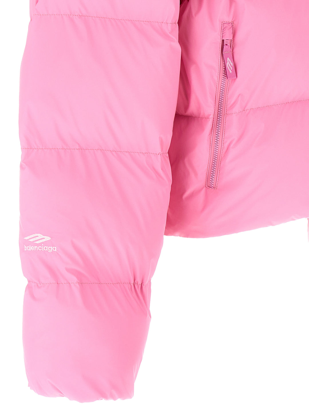 Cropped Puffer Jacket Casual Jackets, Parka Pink