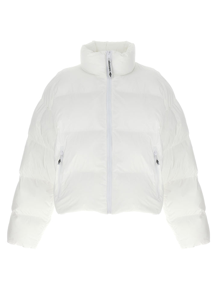 Cropped Puffer Jacket Casual Jackets, Parka White