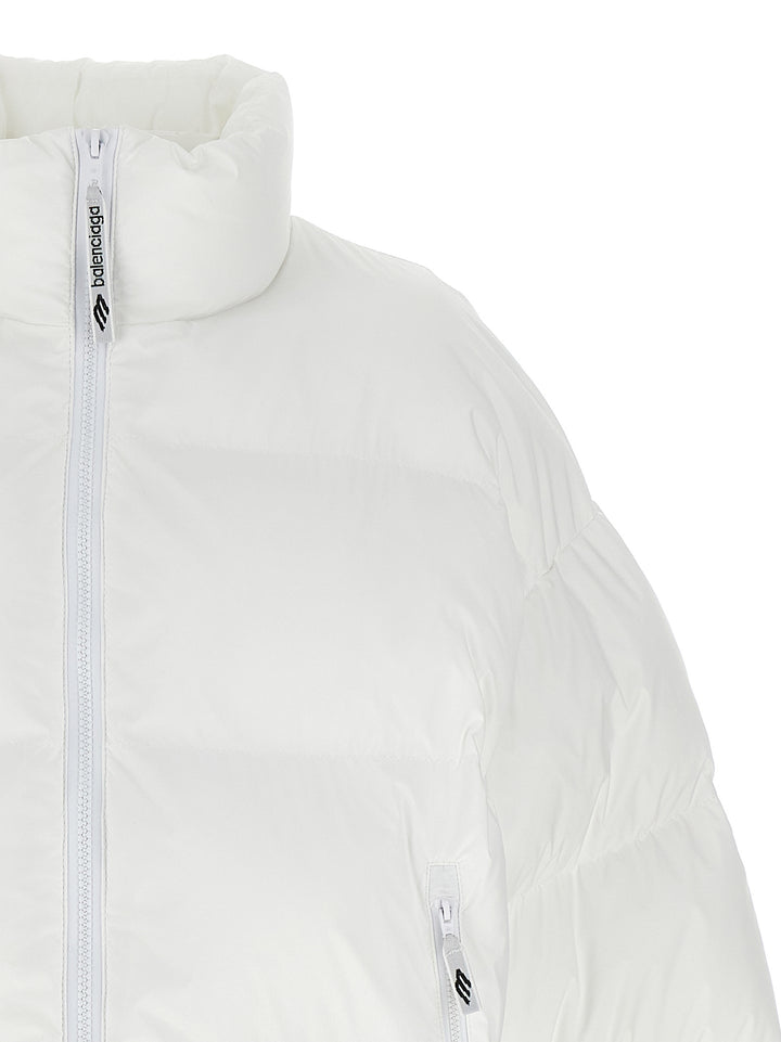 Cropped Puffer Jacket Casual Jackets, Parka White