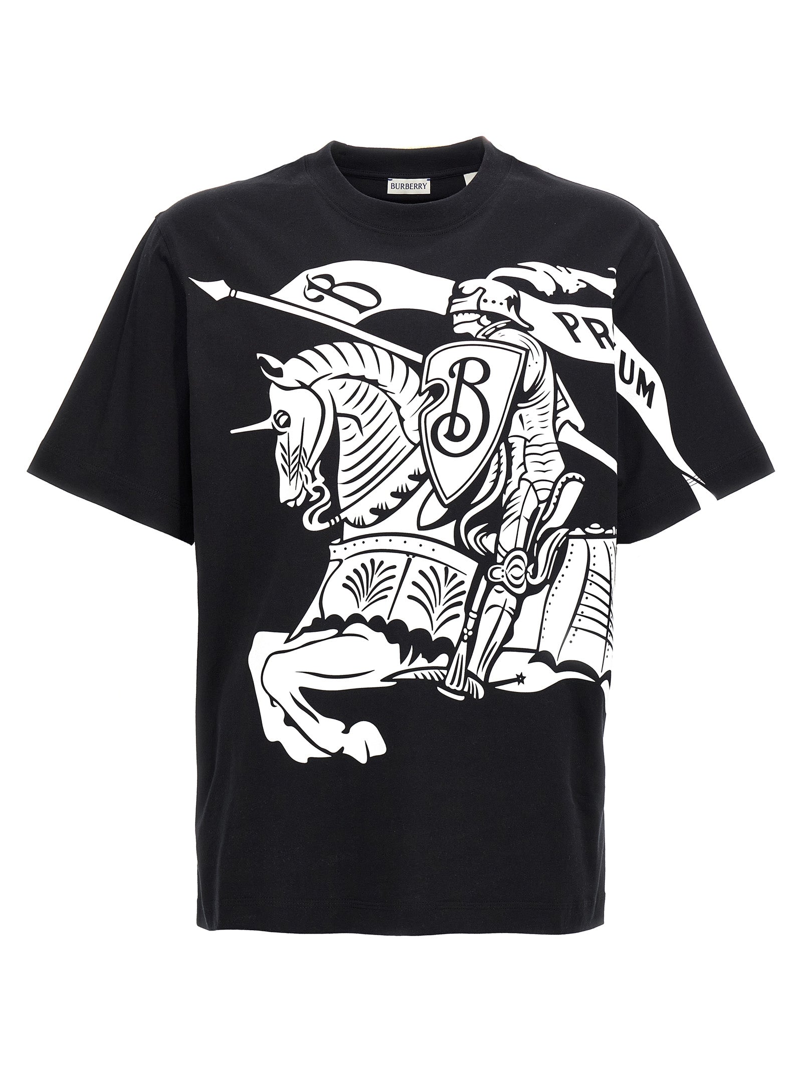 Burberry Ekd T-Shirt White/Black | Wanan Luxury
