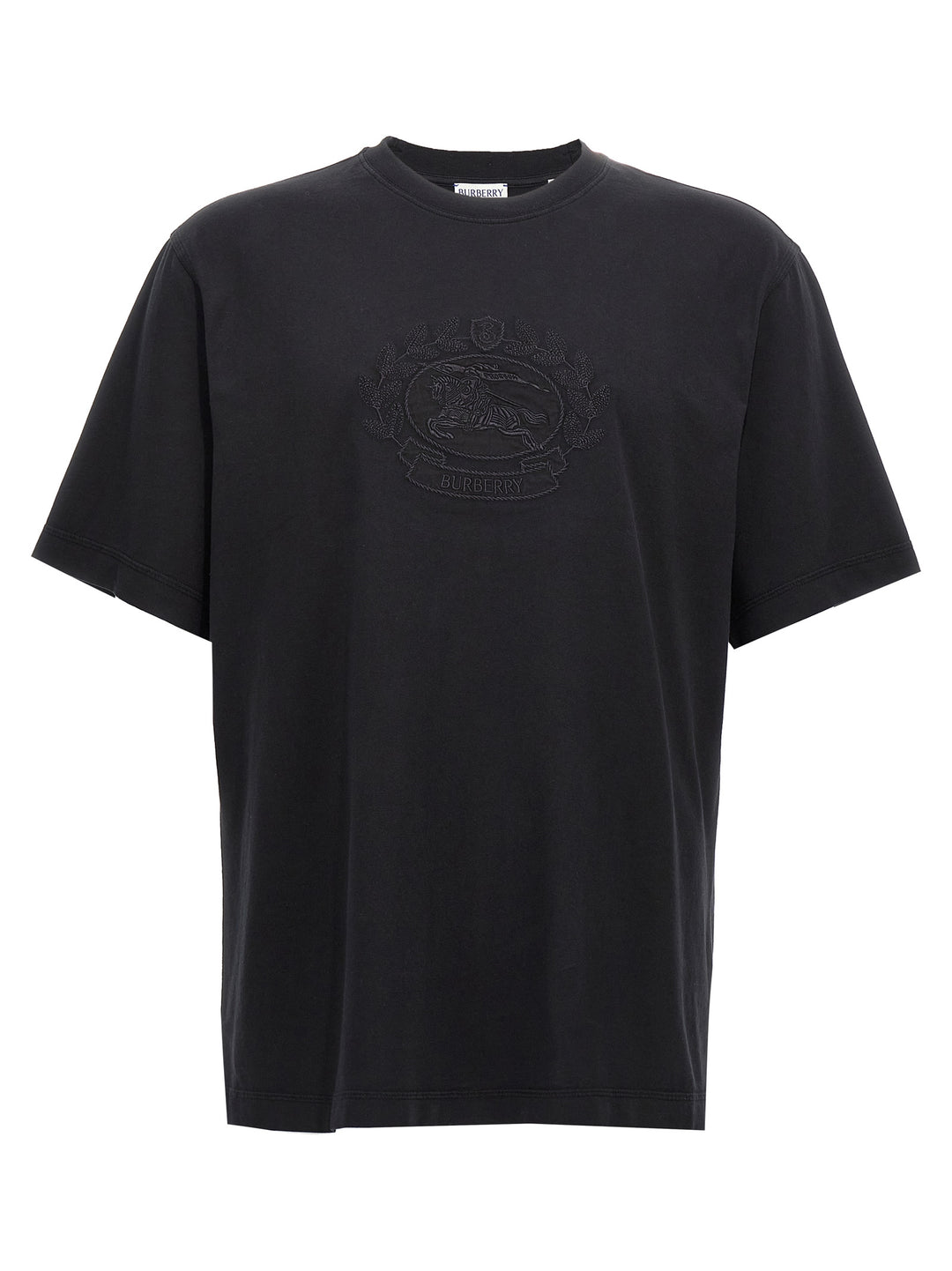 Logo Embroidery T-Shirt Black