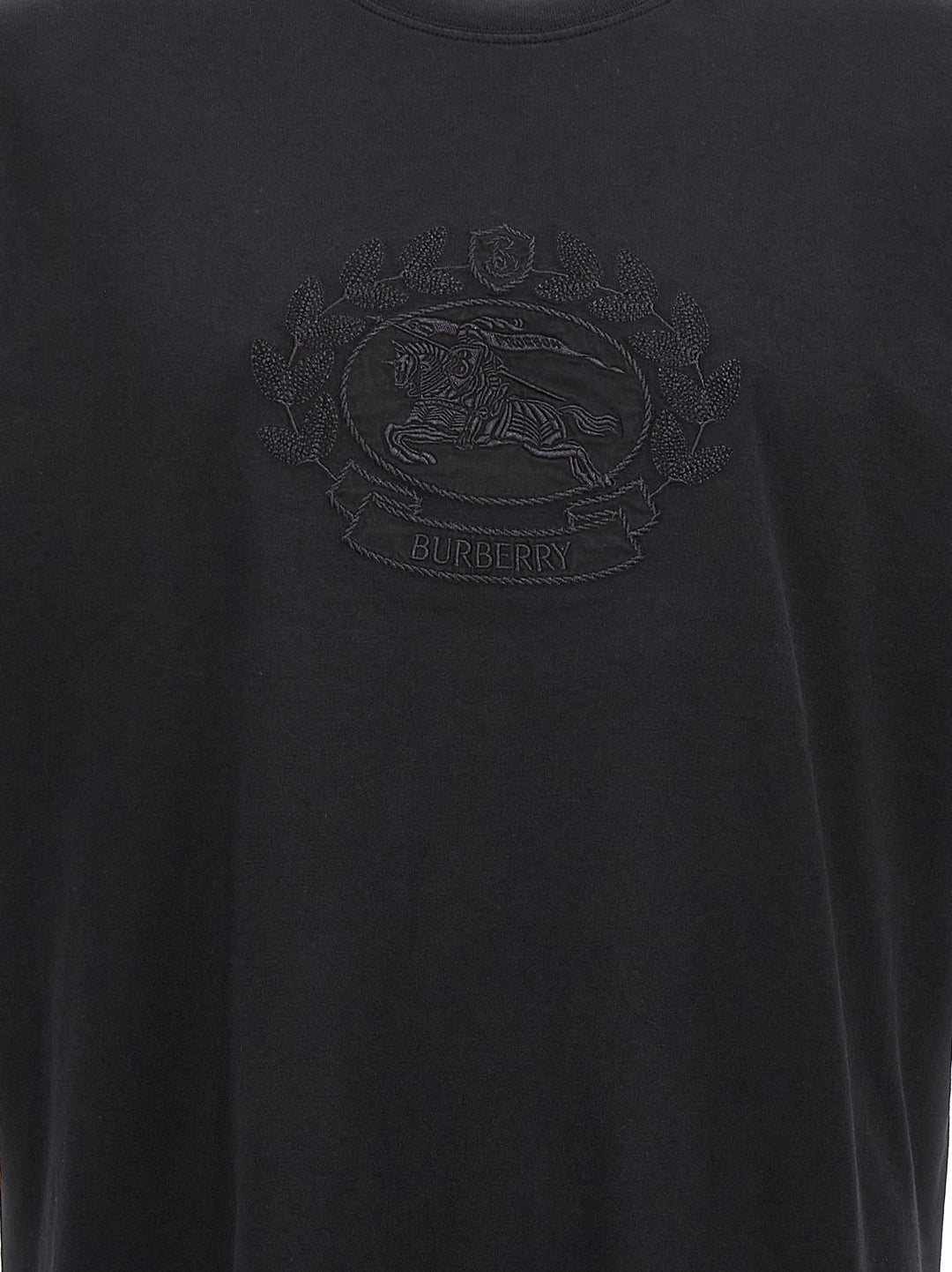 Logo Embroidery T-Shirt Black