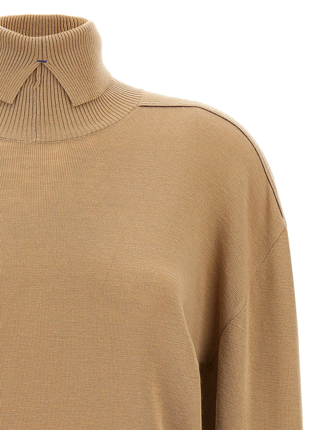 Turtle-Neck Sweater Sweater, Cardigans Beige