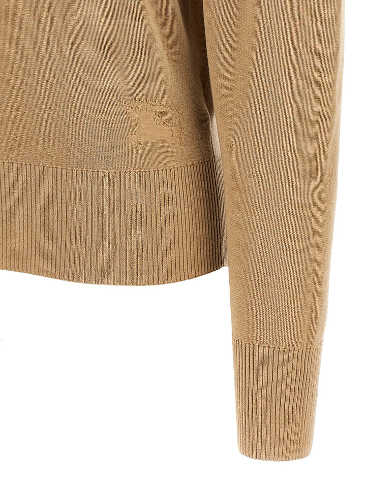 Turtle-Neck Sweater Sweater, Cardigans Beige