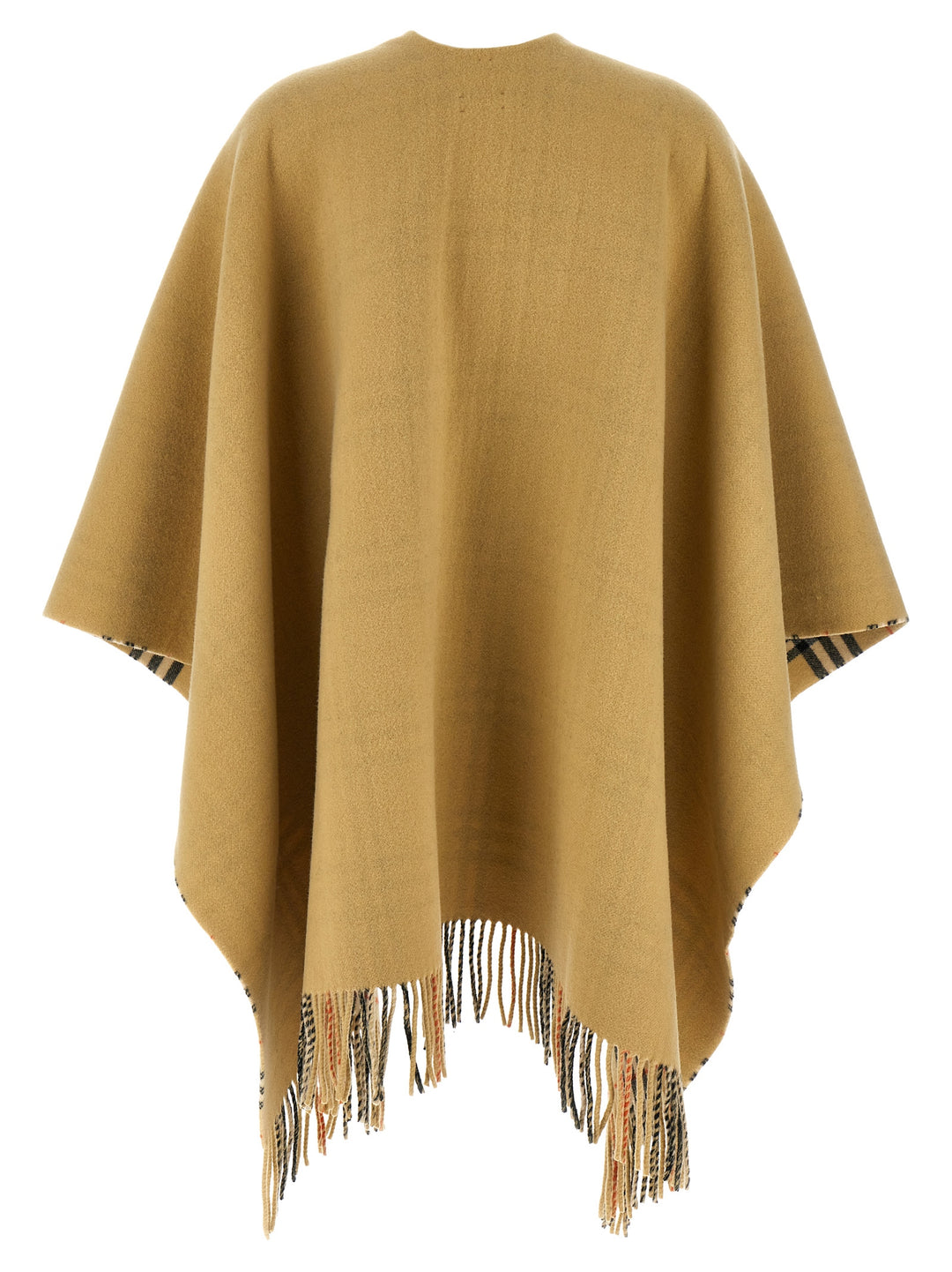 Wool Cape Capes Beige