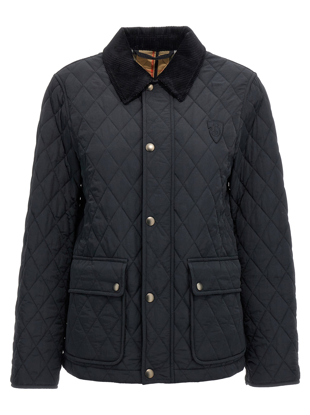 Quilted Jacket Casual Jackets, Parka Black