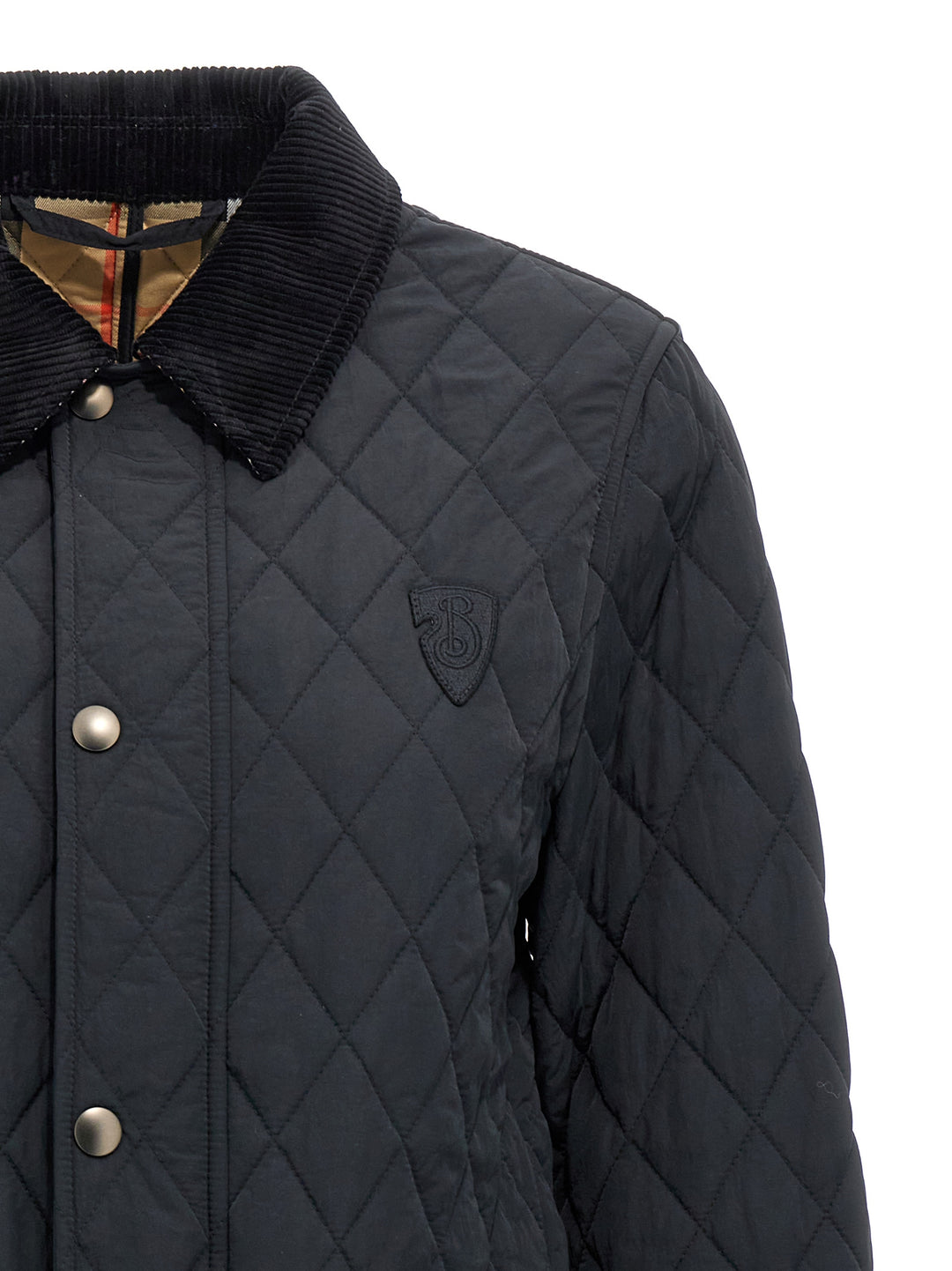 Quilted Jacket Casual Jackets, Parka Black