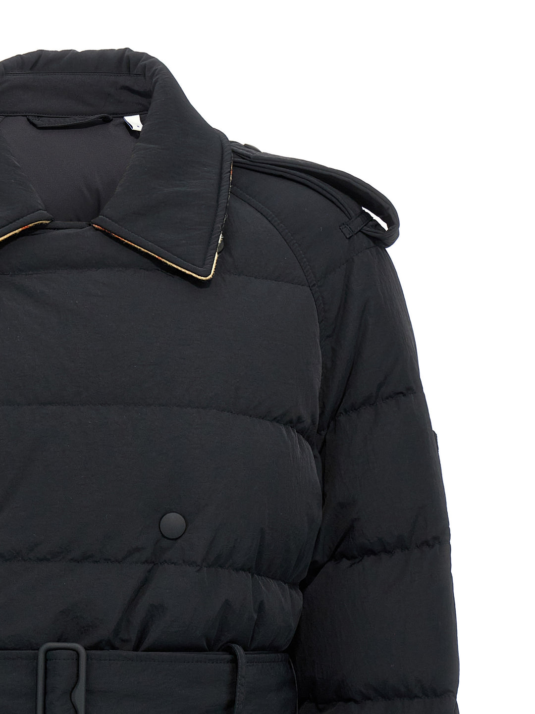 Short Down Jacket Casual Jackets, Parka Black