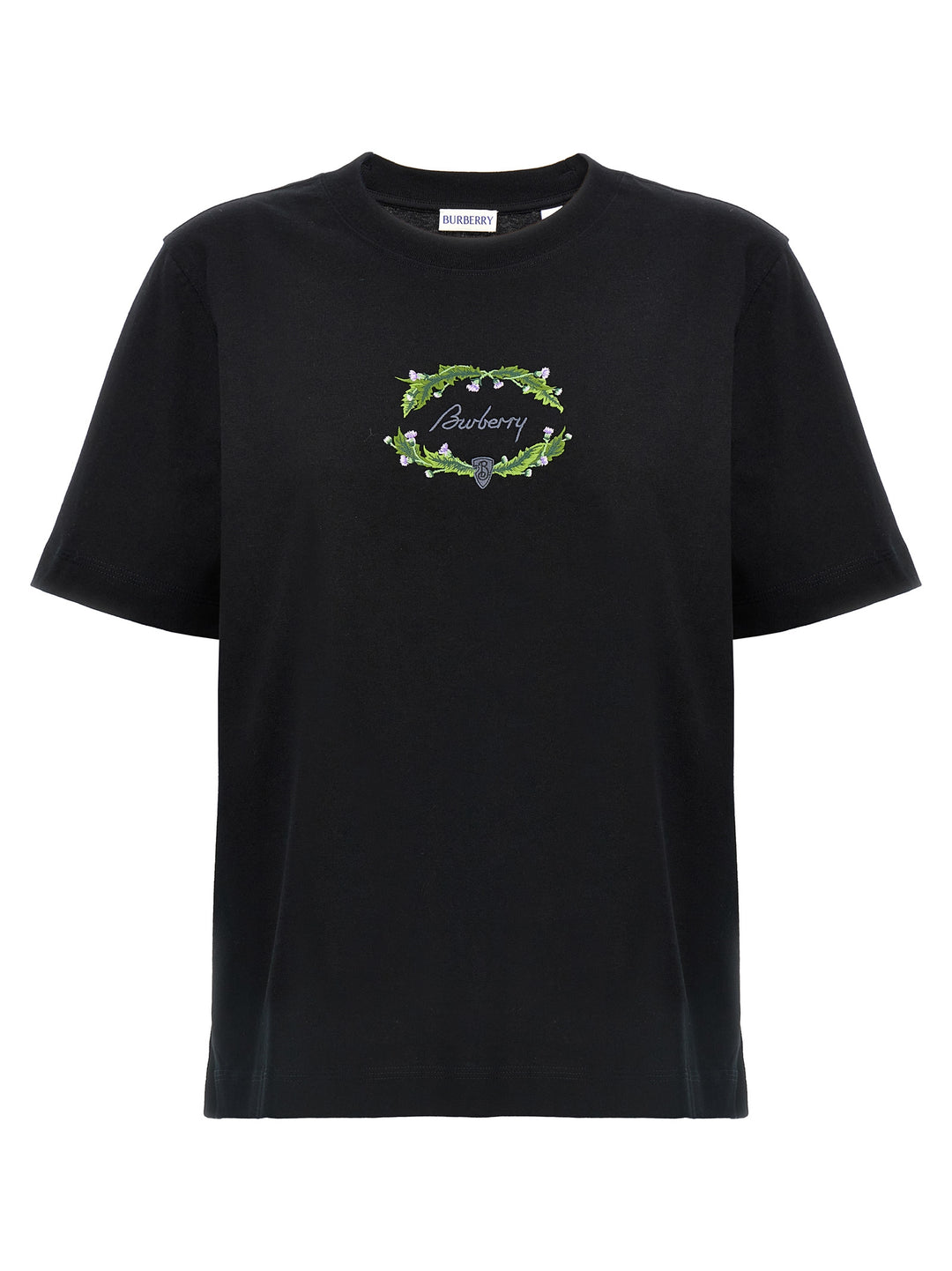 Logo Embroidery T-Shirt Black