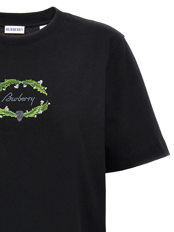 Logo Embroidery T-Shirt Black