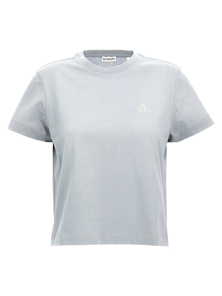 Logo Embroidery T-Shirt Light Blue