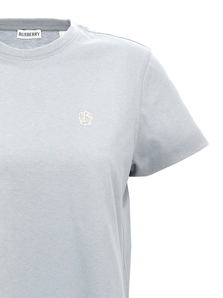 Logo Embroidery T-Shirt Light Blue