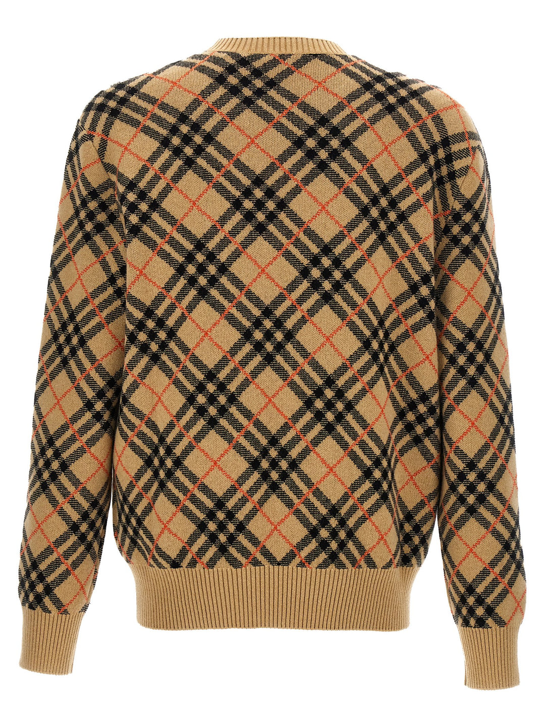 Check Sweater Sweater, Cardigans Beige