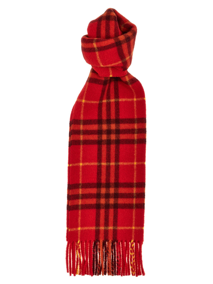 Check Scarf Scarves, Foulards Red