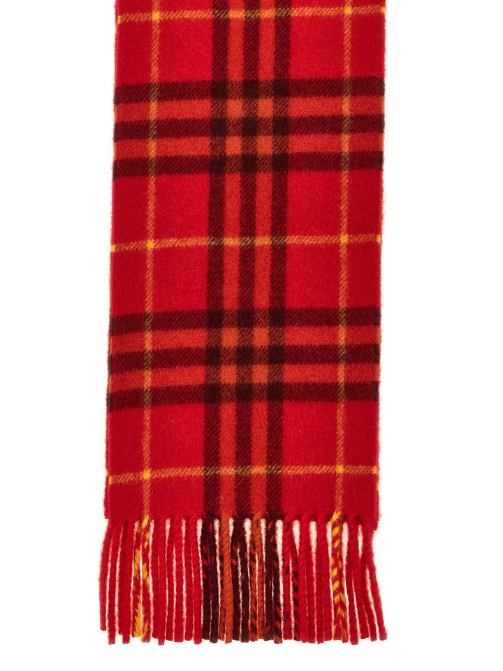 Check Scarf Scarves, Foulards Red