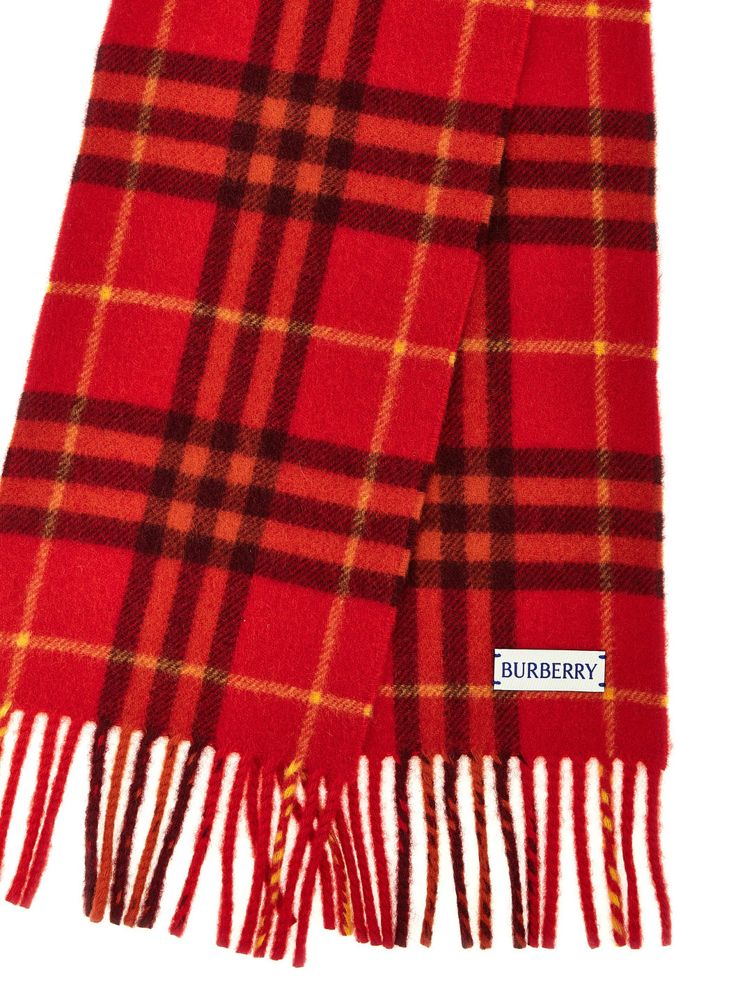 Check Scarf Scarves, Foulards Red