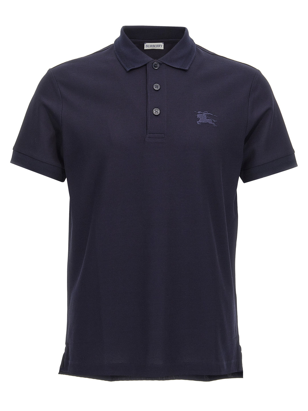 Logo Embroidery  Shirt Polo Blue