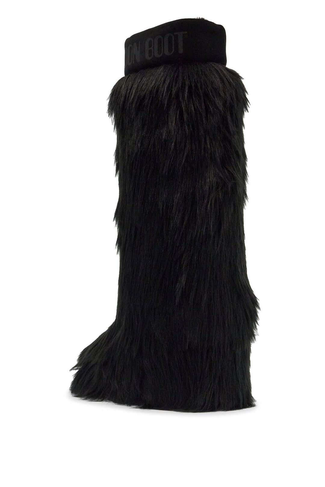 Black Suede Icon Yeti Boots With Synthetic Fur Lining